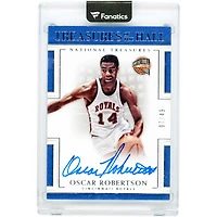 Oscar Robertson Cincinnati Royals Autographed 2016-17 Panini National Treasures Treasures of the Hall #8 #7/49 Card