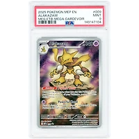 Alakazam 2025 Pokemon Mega Evolution #9 PSA Authenticated 9 Card