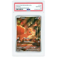 Vulpix 2025 Pokemon Mega Evolution #138 PSA Authenticated 10 Card