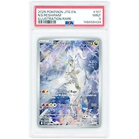 N's Reshiram 2025 Pokemon Journey Together #167 PSA Authenticated 9 Card