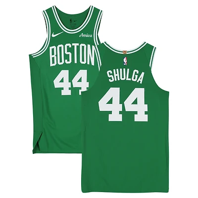 Max Shulga Boston Celtics Game-Used #44 Kelly Green Nike Jersey vs. Philadelphia 76ers on April 26, 2026 - Size 46+4