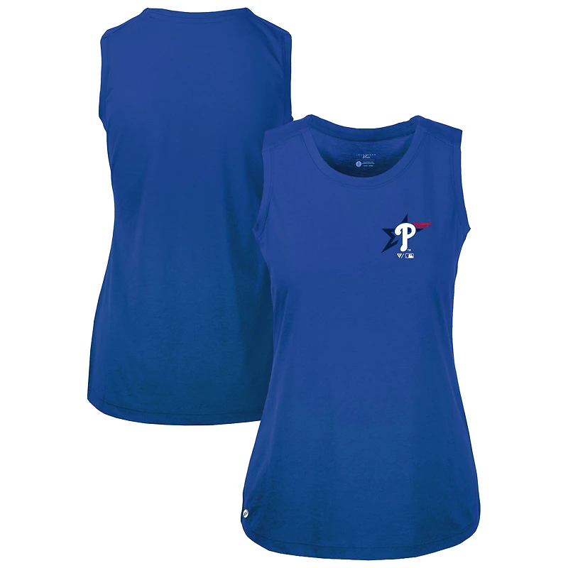 Women's Levelwear Royal Philadelphia Phillies Independence Day Macy Governor Tank Top