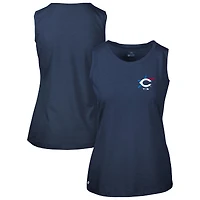 Women's Levelwear Navy Cincinnati Reds Independence Day Macy Governor Tank Top