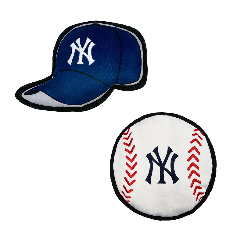 New York Yankees Two-Piece Tough Chew Toy Set