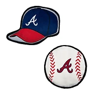 Atlanta Braves Two-Piece Tough Chew Toy Set