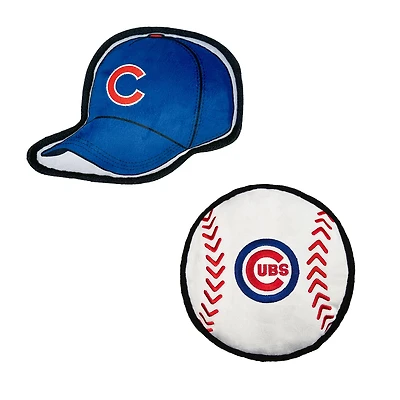 Chicago Cubs Two-Piece Tough Chew Toy Set