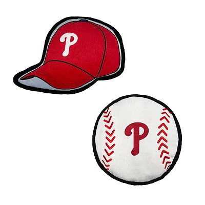 Philadelphia Phillies Two-Piece Tough Chew Toy Set