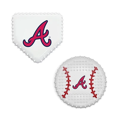 Atlanta Braves Two-Piece Mega Chew Toy Set