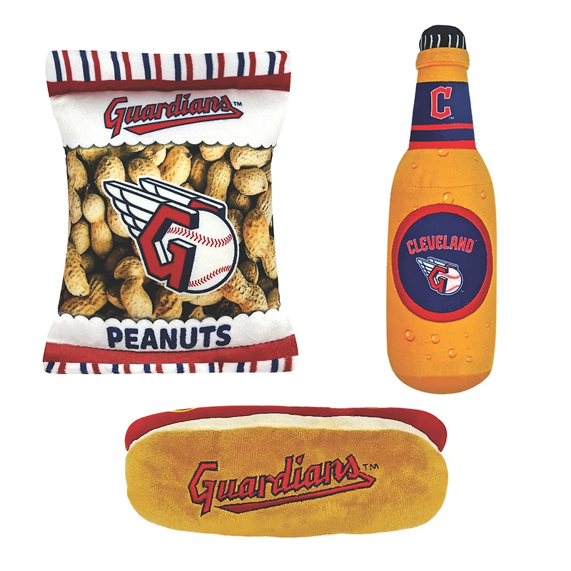 Cleveland Guardians Three-Piece Chew Toy Bundle