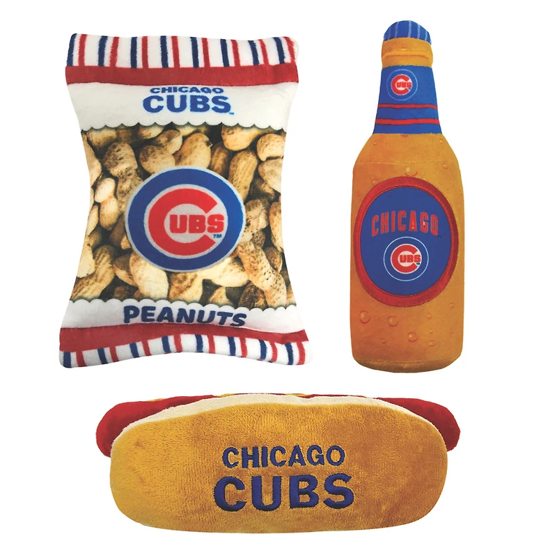 Chicago Cubs Three-Piece Chew Toy Bundle