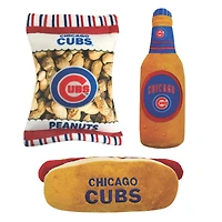 Chicago Cubs Three-Piece Chew Toy Bundle