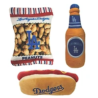 Los Angeles Dodgers Three-Piece Chew Toy Bundle