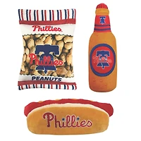 Philadelphia Phillies Three-Piece Chew Toy Bundle