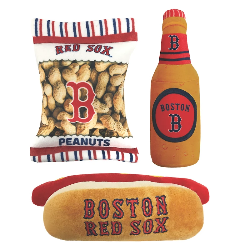 Boston Red Sox Three-Piece Chew Toy Bundle