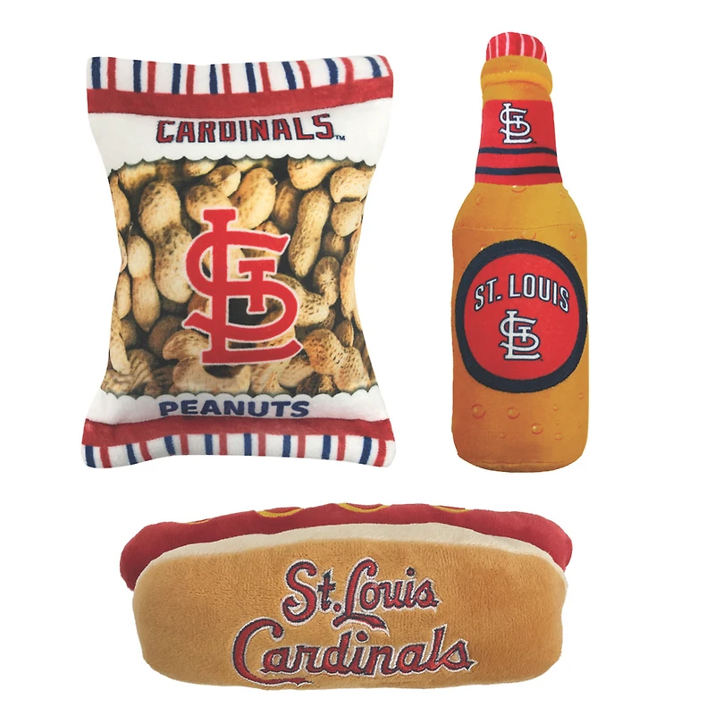 St. Louis Cardinals Three-Piece Chew Toy Bundle