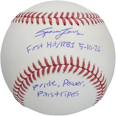 Spencer Jones New York Yankees Autographed Baseball with Multiple Inscriptions - Limited Edition #25/25
