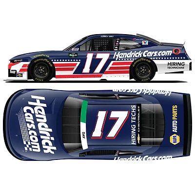 Action Racing Corey Day 2026 #17 NASCAR O'Reilly Auto Parts Series HendrickCars.com Patriotic 1:64 Regular Paint Die-Cast Chevrolet Camaro SS