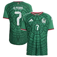 Men's adidas Gilberto Mora Green Mexico National Team  2026 Home On-Field Authentic Jersey