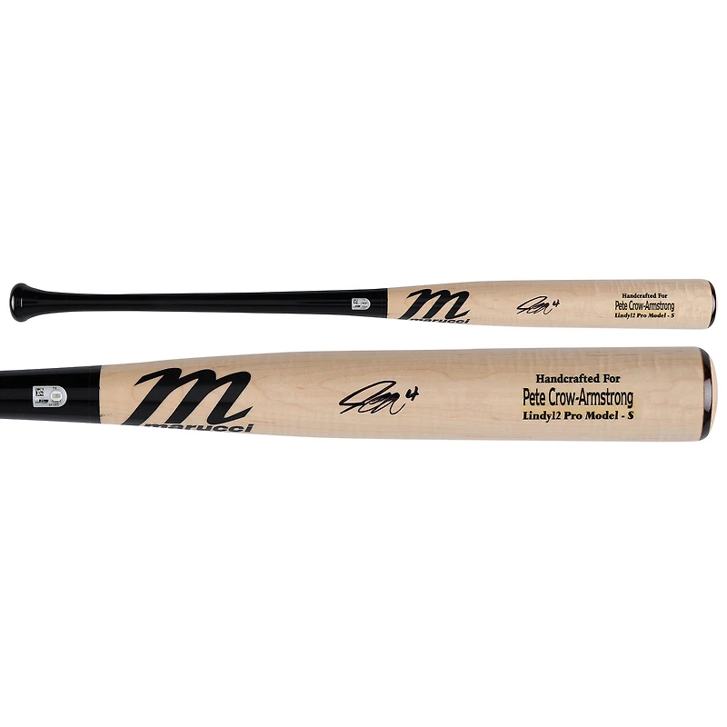 Pete Crow-Armstrong Chicago Cubs Autographed Marucci Game Model Bat