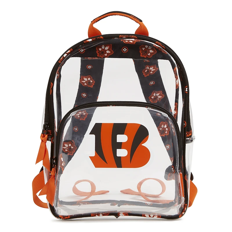 Cincinnati Bengals Vera Bradley Clear Small Backpack
