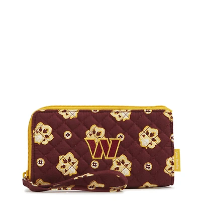 Women's Vera Bradley Washington Commanders RFID Front-Zip Wristlet