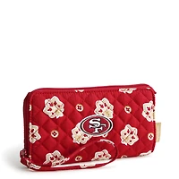 Women's Vera Bradley San Francisco 49ers RFID Front-Zip Wristlet