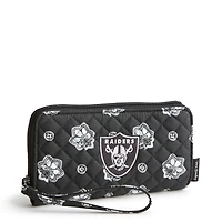 Women's Vera Bradley Las Vegas Raiders RFID Front-Zip Wristlet