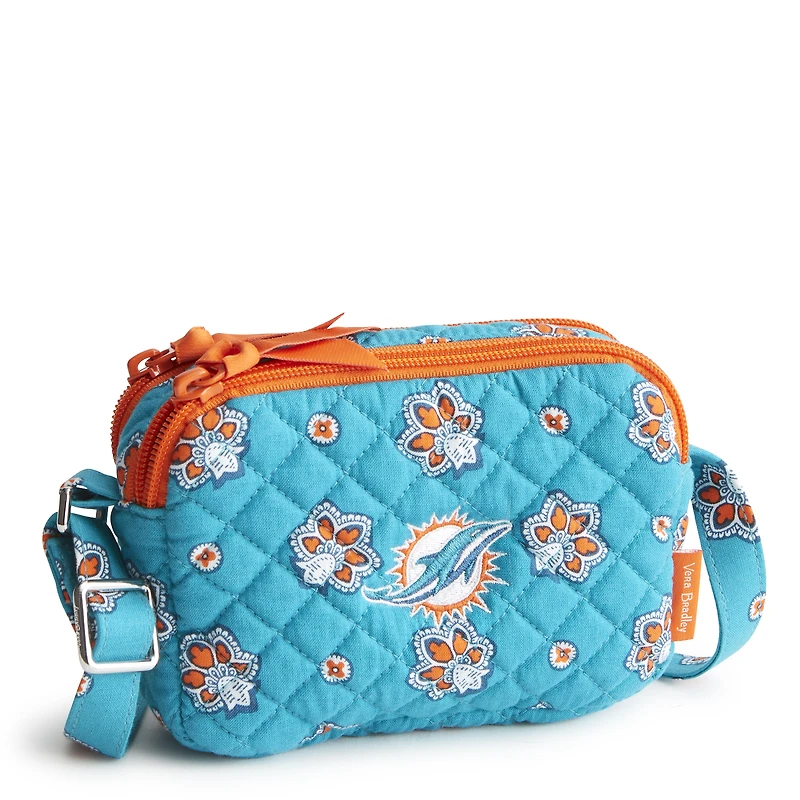 Women's Vera Bradley Miami Dolphins Small Stadium Crossbody Bag