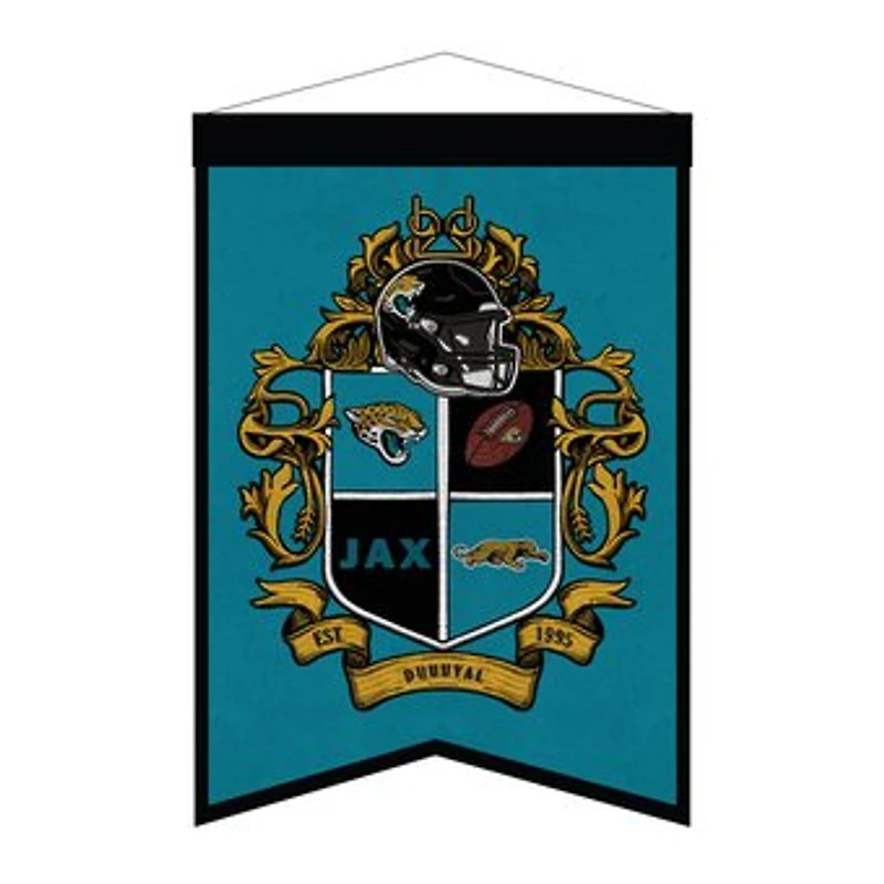 Jacksonville Jaguars 15" x 22" Crest Banner