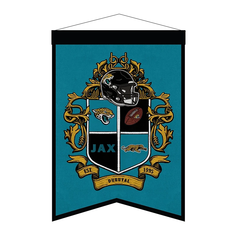 Jacksonville Jaguars 15" x 22" Crest Banner