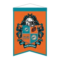 Miami Dolphins 15" x 22" Crest Banner