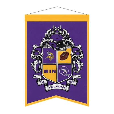 Minnesota Vikings 15" x 22" Crest Banner