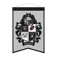 Las Vegas Raiders 15" x 22" Crest Banner