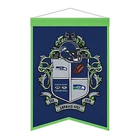 Seattle Seahawks 15" x 22" Crest Banner