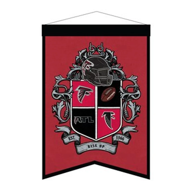 Atlanta Falcons 15" x 22" Crest Banner