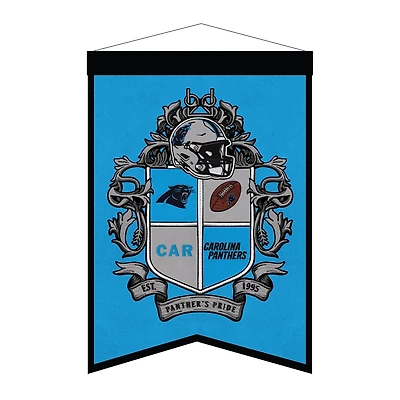 Carolina Panthers 15" x 22" Crest Banner