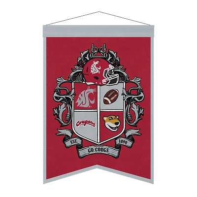 Washington State Cougars 15" x 22" Crest Banner