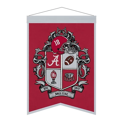 Alabama Crimson Tide 15" x 22" Crest Banner