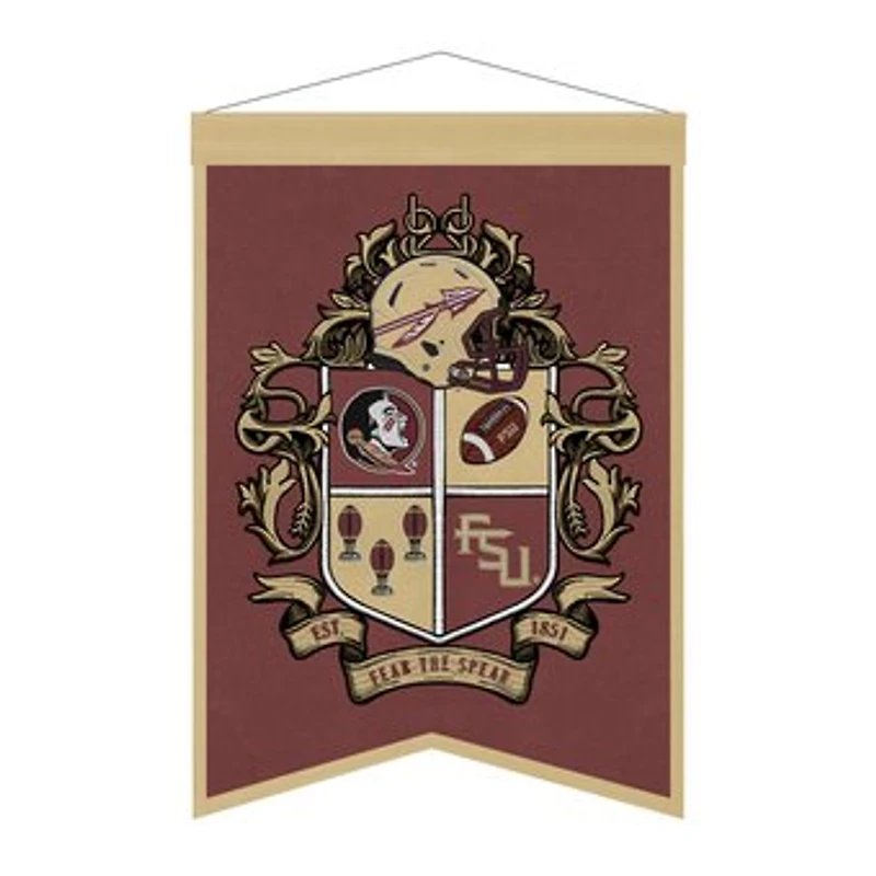 Florida State Seminoles 15" x 22" Crest Banner