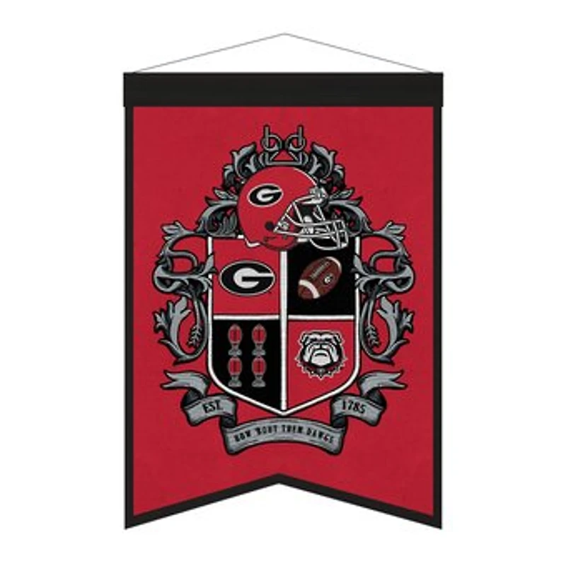 Georgia Bulldogs 15" x 22" Crest Banner