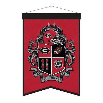 Georgia Bulldogs 15" x 22" Crest Banner