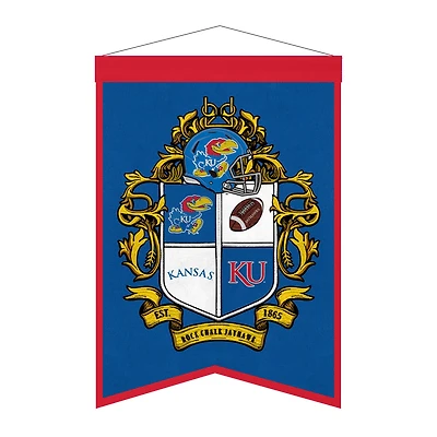 Kansas Jayhawks 15" x 22" Crest Banner