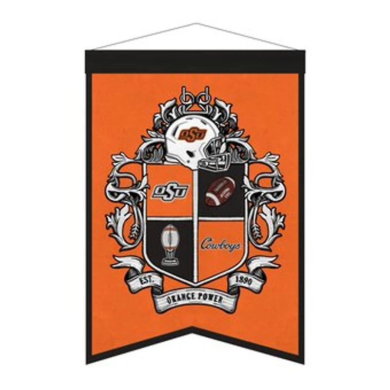 Oklahoma State Cowboys 15" x 22" Crest Banner