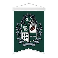 Michigan State Spartans 15" x 22" Crest Banner