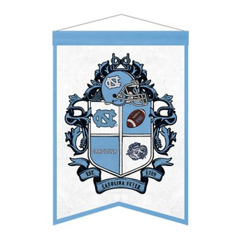 North Carolina Tar Heels 15" x 22" Crest Banner
