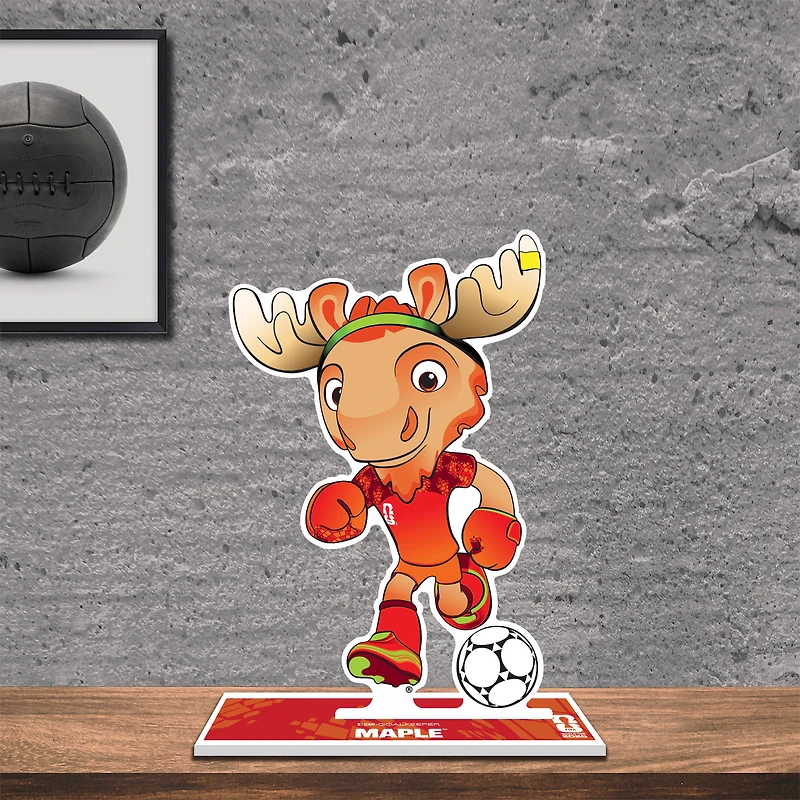 FIFA Maple World Cup 2026 Kicking Mascot Standee