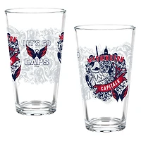 Washington Capitals Hometown Series 16oz Pint Glass 2-Piece Set with Gift Box