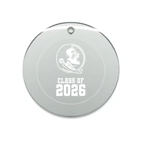 Jardine Florida State Seminoles 3.25" Class of 2026 Round Glass Ornament