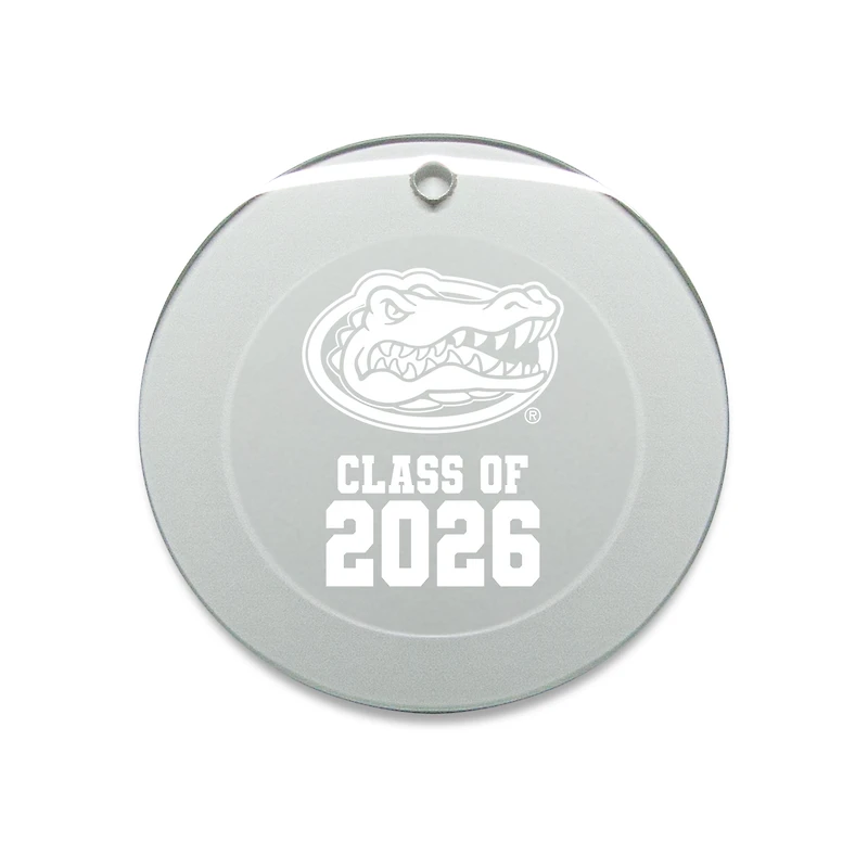 Jardine Florida Gators 3.25" Class of 2026 Round Glass Ornament