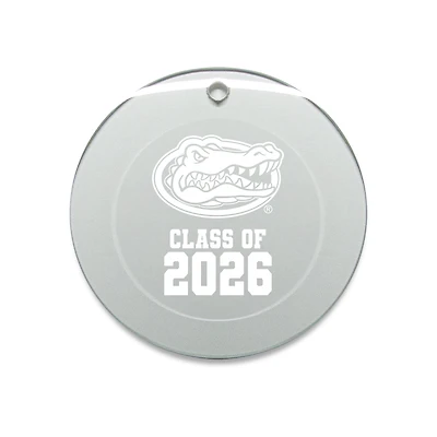 Jardine Florida Gators 3.25" Class of 2026 Round Glass Ornament